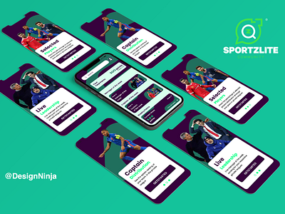 Sportzlite Mobile App UX / UI Design