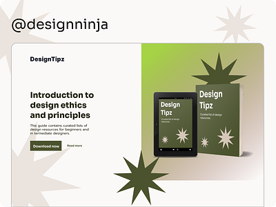A hero section design for an ebook landing page branding figmaafrica figmadesign ui ux