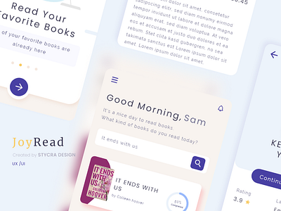 JoyRead Ux / Ui Designs