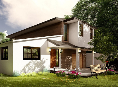 Vacation House Design 3d modeling 3d rendering design interiordesign render sketchup