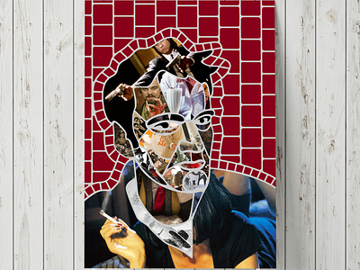 Tarantino mosaic poster