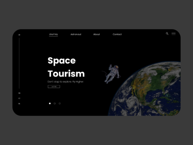 Space Tourism Web UI Design Concept by Andika Pratama Putra on Dribbble