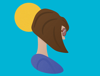 Stephanie flat illustration illustrator personal branding profile