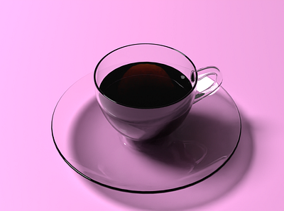Glass Coffee cup 3d coffee coffee cup coffeebreak coffeeshop glass glasscup modelling sculpting