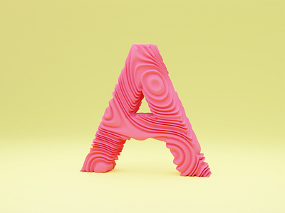 A for Abstract - 36 days of type 36daysoftype 3d 3d art 3dfont 3dillustration font font design font family fonts illustration logo modelling typeface typo typogaphy typography