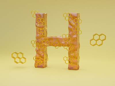 H for Honey - 36 days of type