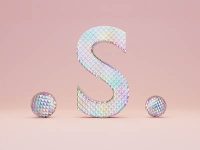 S for Scales - 36 days of type 36daysoftype 3d 3d art 3dillustration branding font fonts illustration logo typogaphy