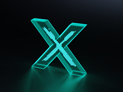 X for X-Ray - 36 days of type 36daysoftype 3d 3d art 3dillustration branding font font design fonts logo typogaphy