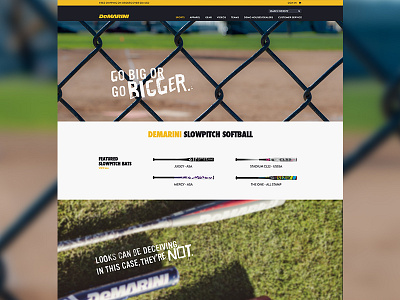 Demarini - Sport Details baseball commerce demarini design e commerce free incredipixel joe norton sports web design website