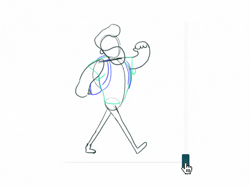 walk cycle animation animation design beard character character animation design framebyframe gif graphic design illustration man slider story storytelling swag visual walk walk cycle walkcycle web