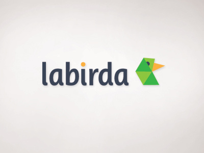 Labirda logo bird green labirda