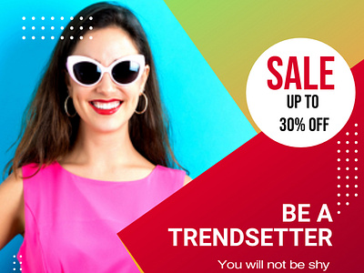 Instagram Template for Fashion Sale advertising instagram banner intagram templatedesign