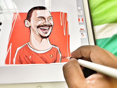 Zlatan Ibrahimovic caricature adobe adobedraw applepencil caricature elo elocaricatures ibrahimovic ipadpro manutd zlatan