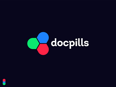 Modern Logo Design for Docpills | By NH Tushar | Pills logo branding clean logo colorful logo doctor logo flat logo graphicsdesign illustration letter logo logo logo art logo designer logo mark mobile modern logo design pharmacy pharmacy logo pill logo pills logo red blue green logo vector