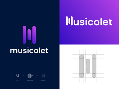 M logo | By NH Tushar | Musicolet logo branding color logo colorful logo gradient logo graphicsdesign illustration logo logo designer logo mark m logo modern gradient logo modern logo modern logo design music music app logo music logo music player musicolet ui wave logo