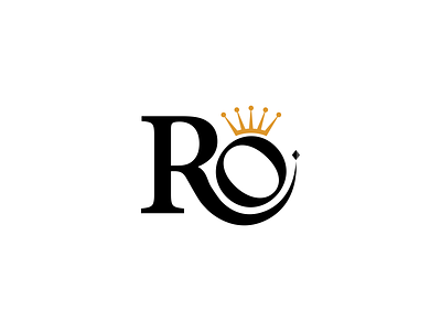 RO Royal Logo | RO Logo | Minimal RO Logo