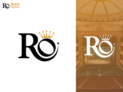 RO Letter Logo | Royal Opera Logo