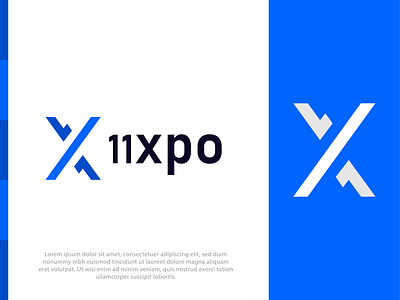 X letter logo | X Minimal Logo | 11xpo logo