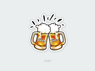 Beer beer bottle glass icon iconography