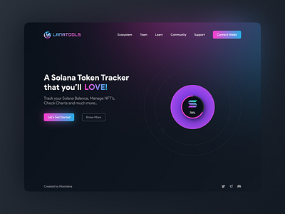 Solana Tracker Web Design