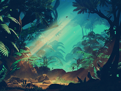 Stylized Jungle 3d enviroment forest game jungle rainforest trees unity