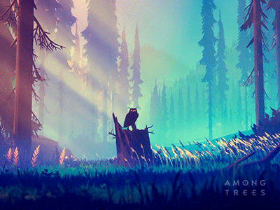 Among Trees teaser trailer 3d animation forest game owl unity