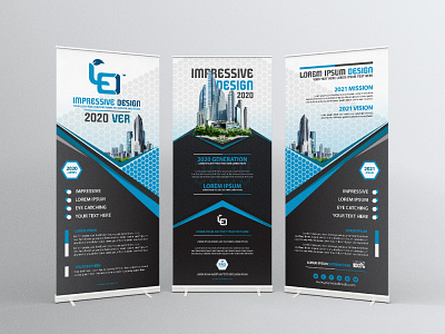 Corporate Trio Rollup Banners banner template brand company branding branding design business design company design corporate banner corporate design design easy to use design graphic design impressive design roll up banner rollup rollup banner stand banner unique design