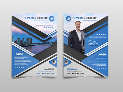 Professional Flyers a4 a4 design bifold branding brochure corporate business corporate design double sided flyers flyer design flyers graphic design premium flyers professional flyer