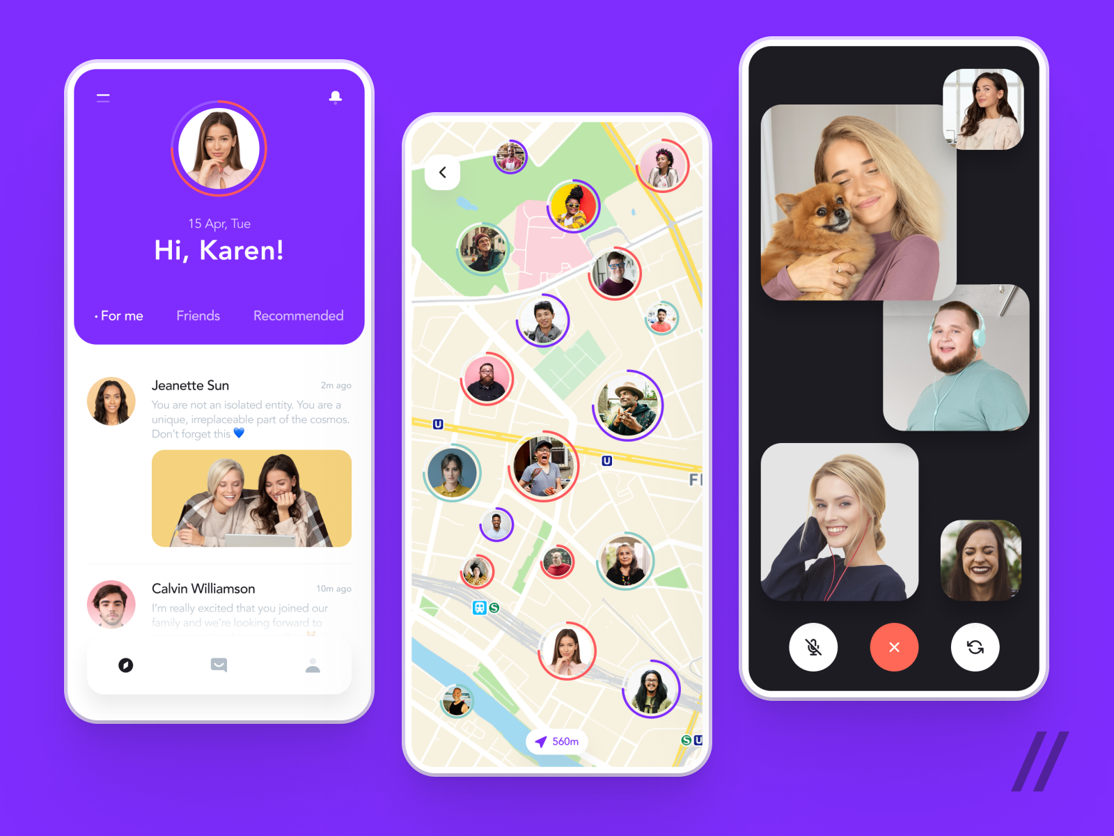 App For Making Friends by Purrweb UI/UX Agency on Dribbble