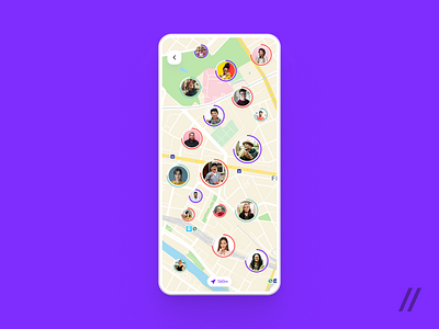 App For Making Friends by Purrweb UI/UX Agency on Dribbble