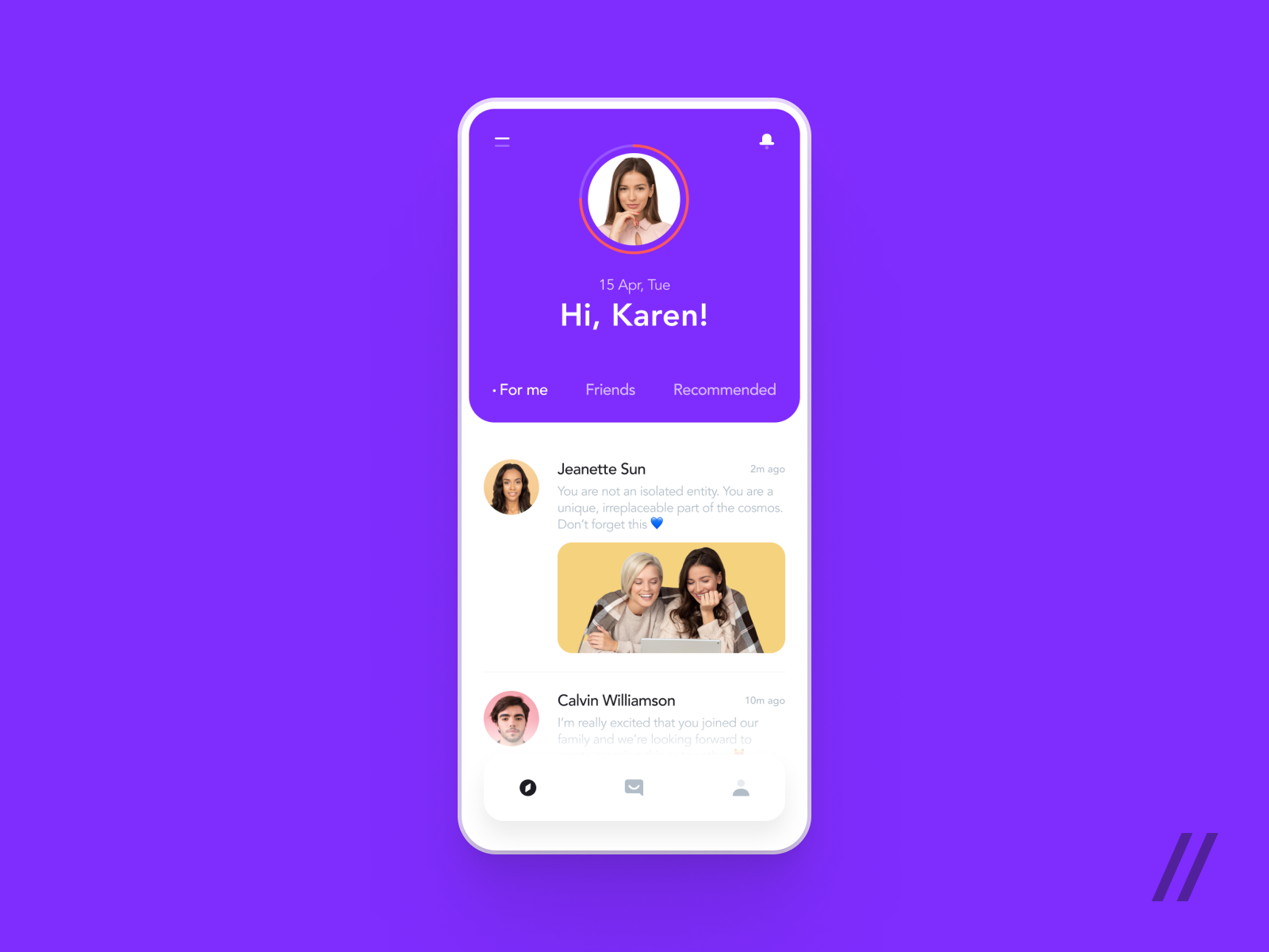 App For Making Friends by Purrweb UI/UX Agency on Dribbble