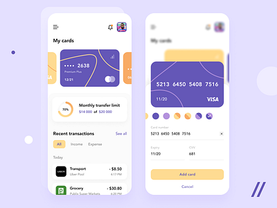 Banking App Design by Purrweb UI/UX Studio on Dribbble