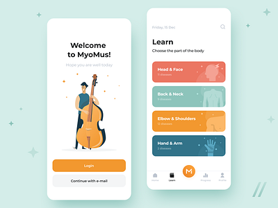 App for Musicians Design app artists design mobile music mvp online purrweb react native startup ui ux