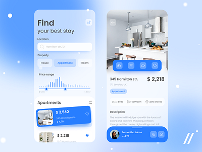 Real Estate App Design