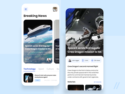 Newsfeed App Design