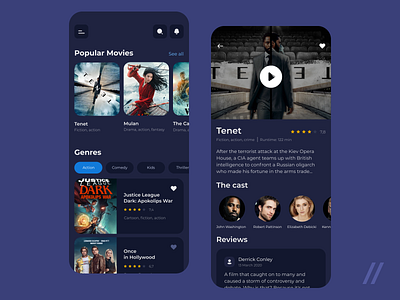 Online Movie Streaming Platform app design mobile movie movie streaming mvp online platform purrweb react native service service app startup stream streaming ui ux