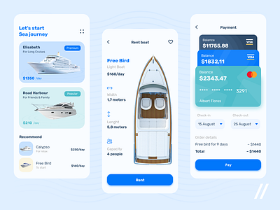 Yacht Renting App app boat booking design journey mobile mvp online purrweb react native rent rental app renting sea startup ui ux yacht yacht club yachting