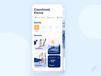 Travel & Activity Booking App activity app booking design hike hiking map mobile mvp online purrweb react native resort ski skiing startup travel travel app ui ux