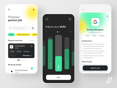 Job Finder App by Purrweb UI/UX Agency on Dribbble