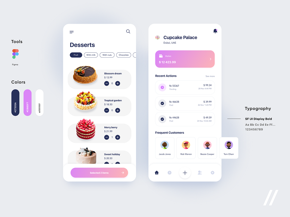 Cake Bakers App by Purrweb UI/UX Agency on Dribbble