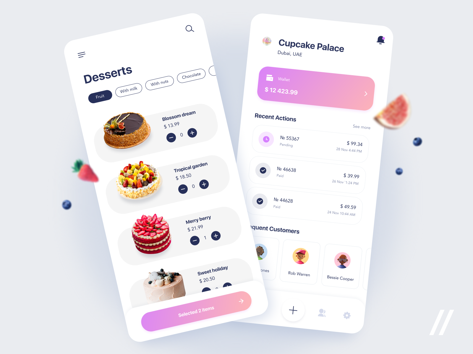 Cake Bakers App by Purrweb UI/UX Agency on Dribbble