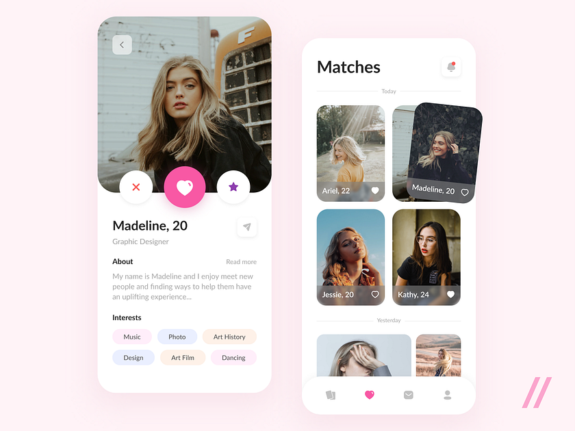 Dating App by Purrweb UI/UX Agency on Dribbble