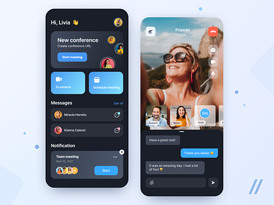 Zoom App Redesign app call communication concept design meeting mobile mvp online purrweb react native redesign schedule startup ui ux video videocall voice zoom