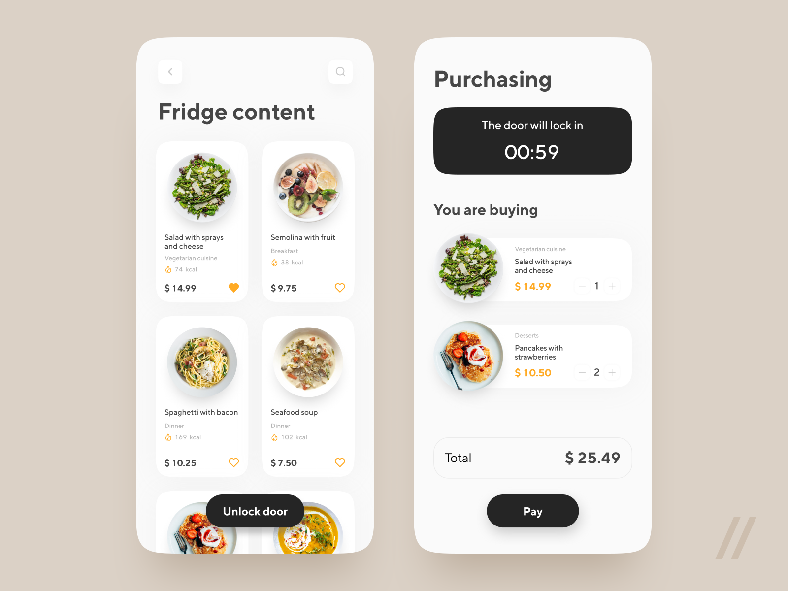 QR Code Vending Fridge App by Purrweb UI/UX Agency on Dribbble