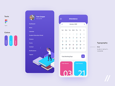 Student App by Purrweb UI/UX Studio on Dribbble