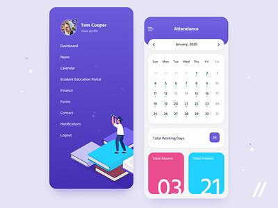 Student App by Purrweb UI/UX Studio on Dribbble