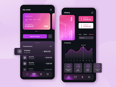 Digital Wallet App by Purrweb UI/UX Agency on Dribbble