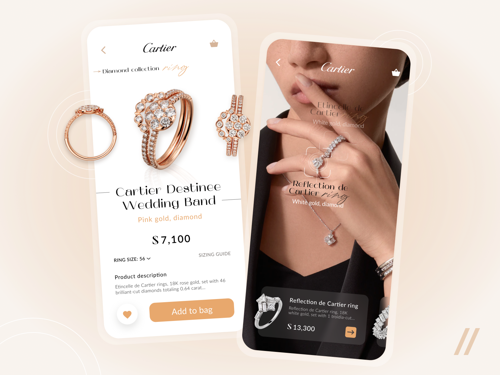 Jewelry Store App Cartier App Redesign by Purrweb UI UX