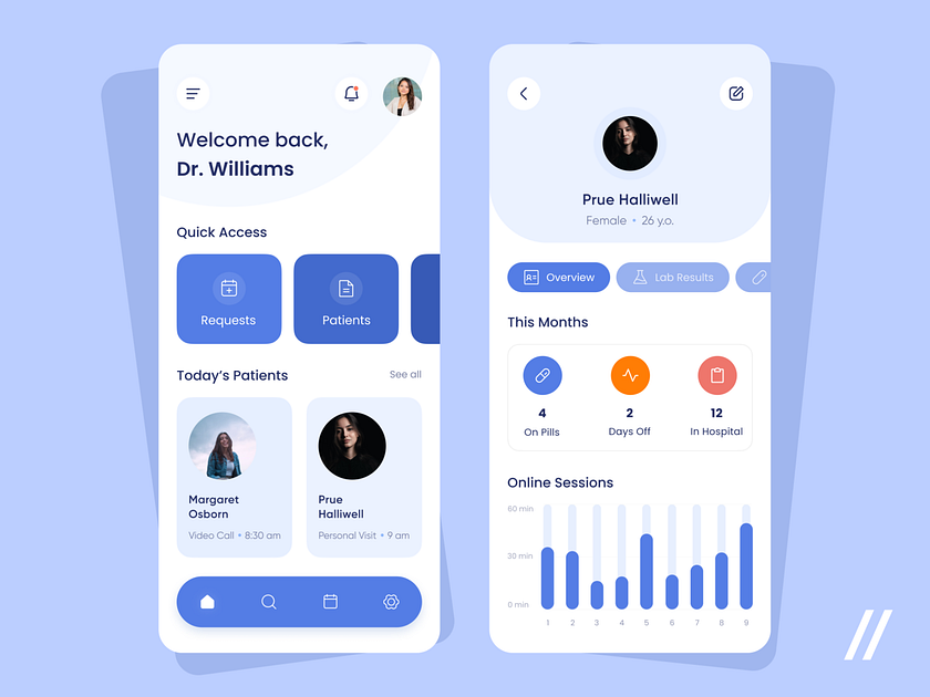 Medical App for Doctors by Purrweb UI/UX Agency on Dribbble