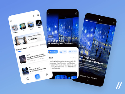 News App animation app art article chronicle design feed info local mobile mvp news news feed newsletter online purrweb startup story ui ux